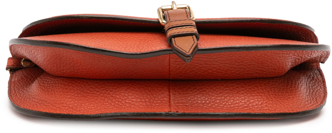 Burberry Haymarket Check Coated Canvas and Grained Leather Clutch Bruin