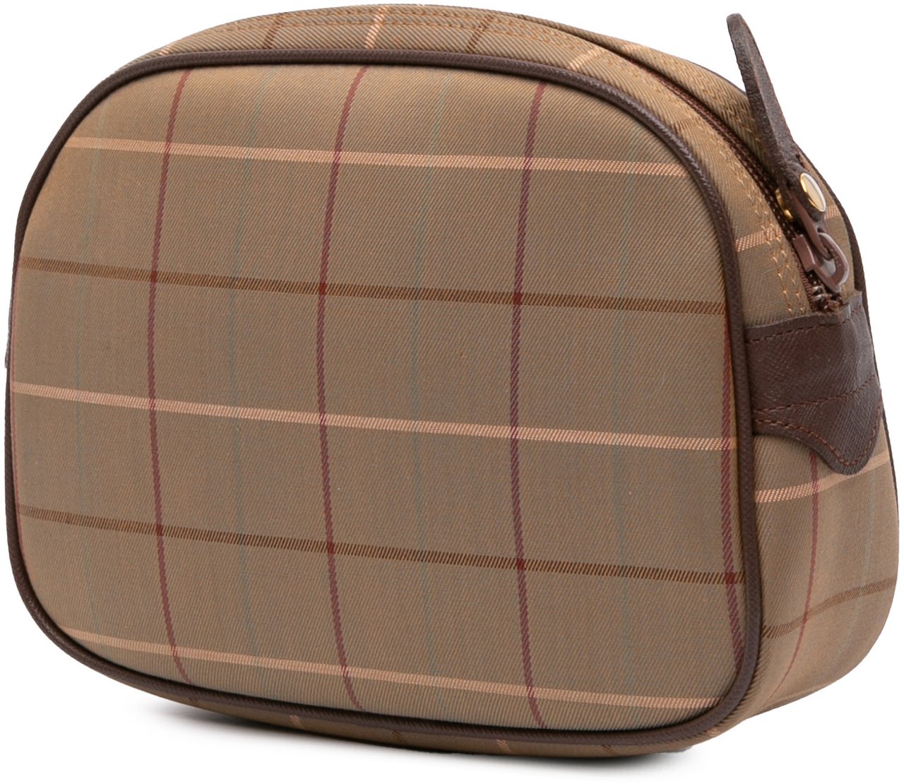 Burberry Vintage Check Canvas Clutch Bruin