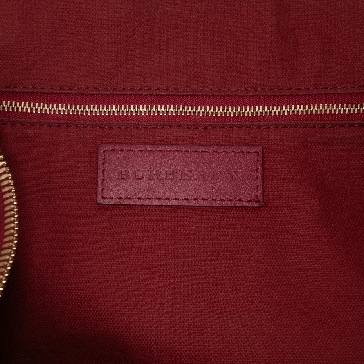 Burberry Medium Haymarket Check Coated Canvas Salisbury Tote Bruin