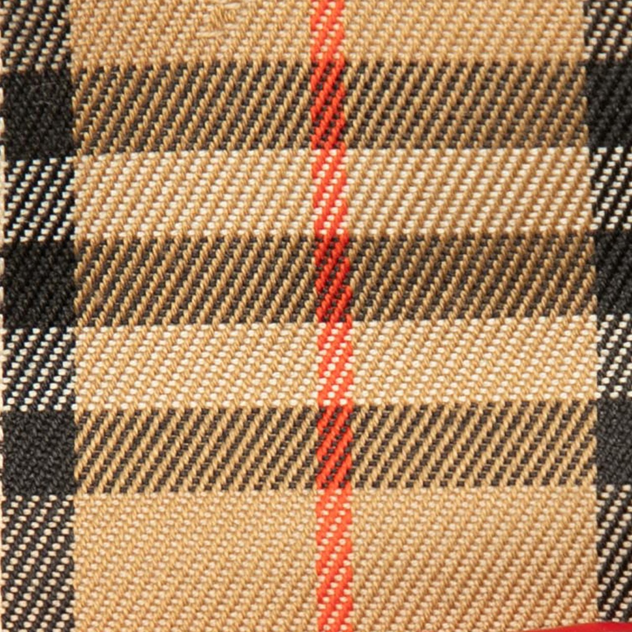 Burberry Haymarket Check Canvas Tote Bruin