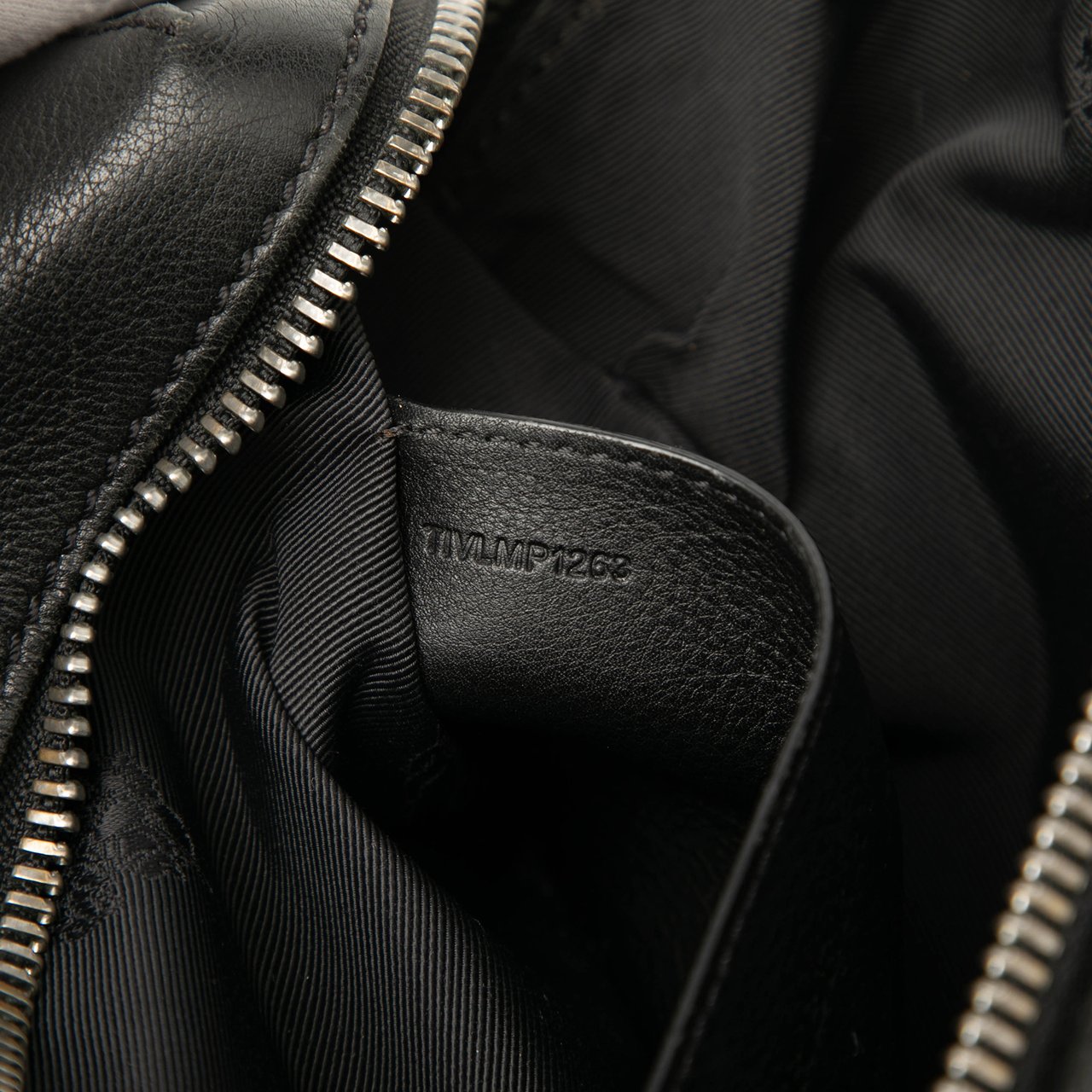 Burberry Crest Embossed Leather Bum Bag Zwart