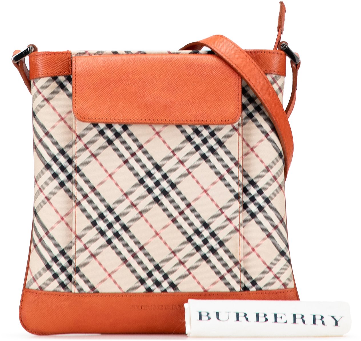 Burberry Nova Check Canvas Crossbody Bruin