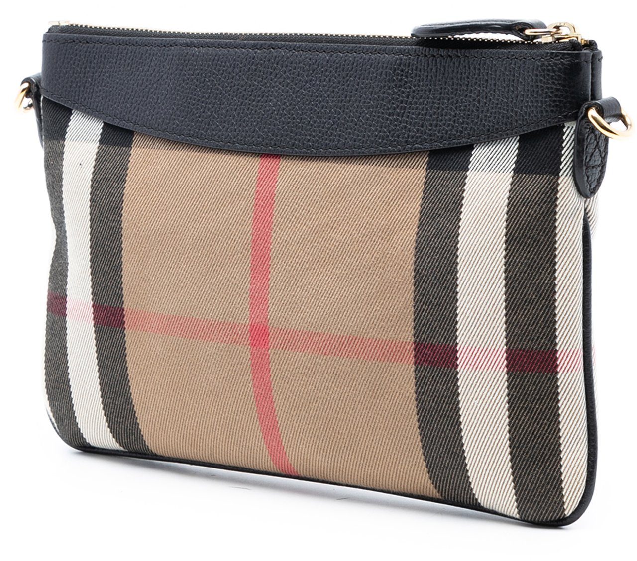 Burberry Mega Check Canvas Peyton Crossbody Bruin