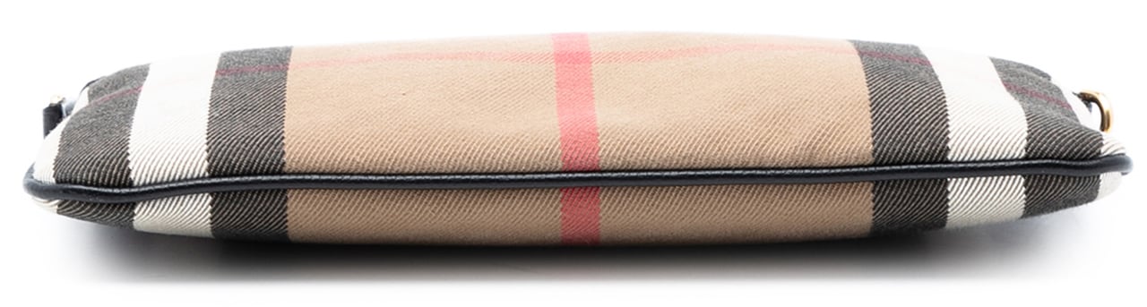 Burberry Mega Check Canvas Peyton Crossbody Bruin