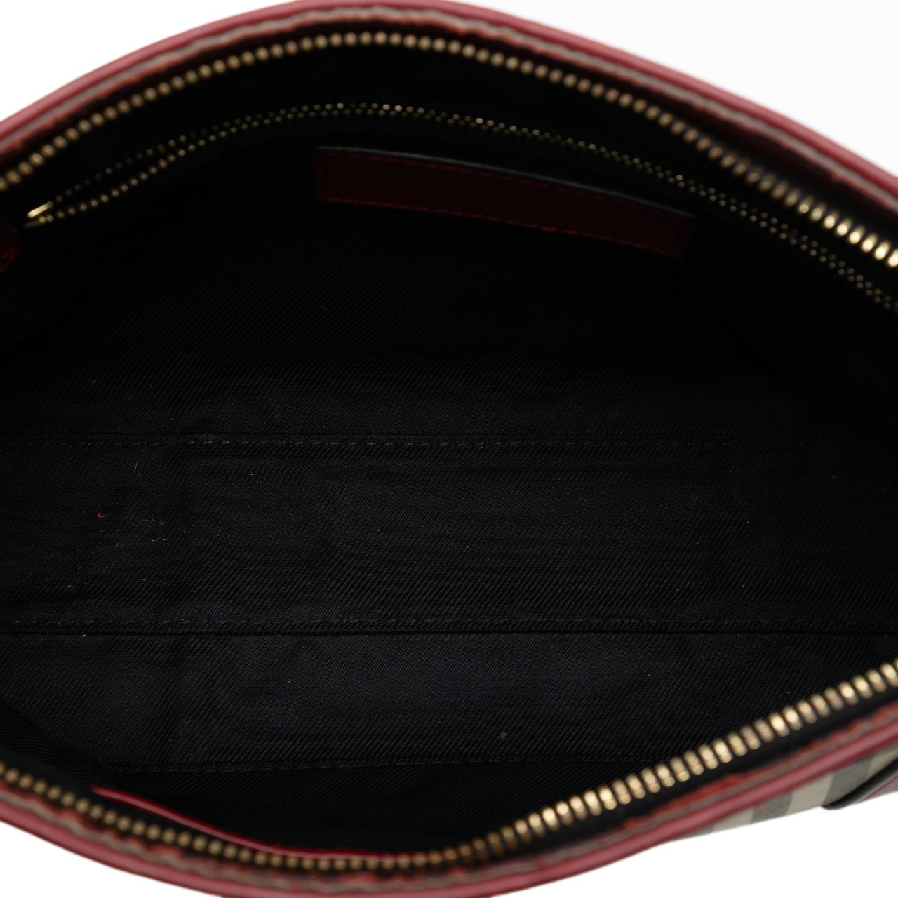 Burberry Haymarket Check Coated Canvas Chichester Crossbody Bruin