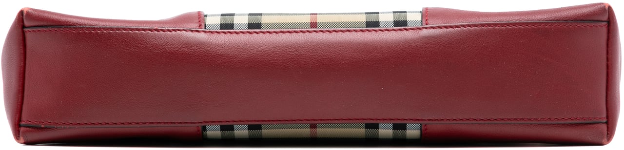Burberry Haymarket Check Coated Canvas Chichester Crossbody Bruin