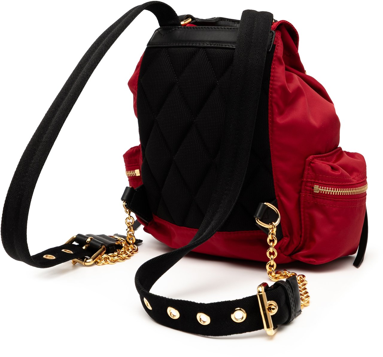 Burberry Medium Nylon Runway Backpack Rood