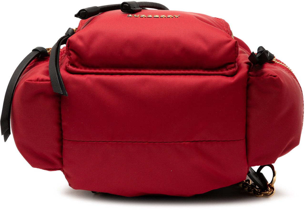 Burberry Medium Nylon Runway Backpack Rood