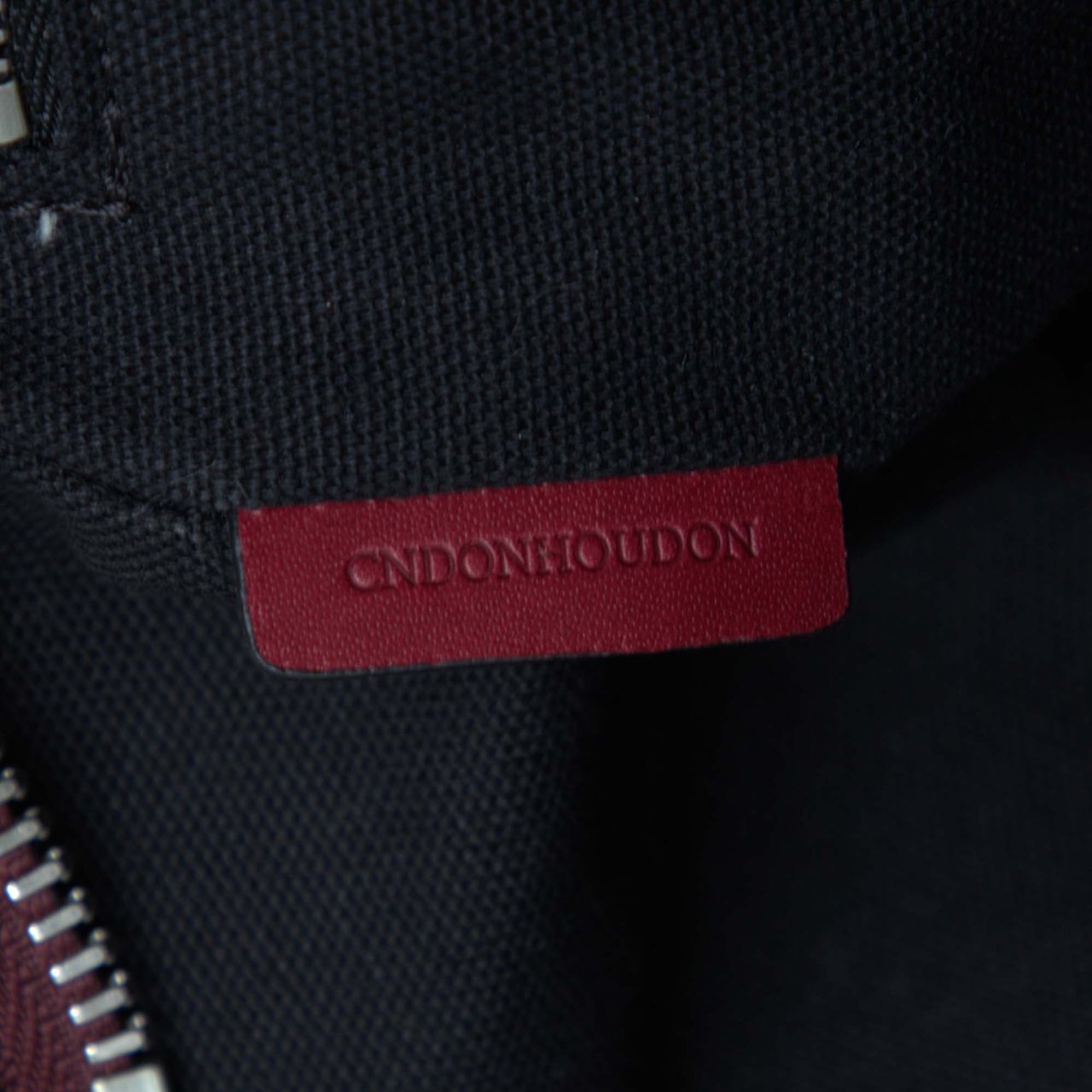 Burberry Leather and Mega Check Canvas Harcourt Satchel Rood