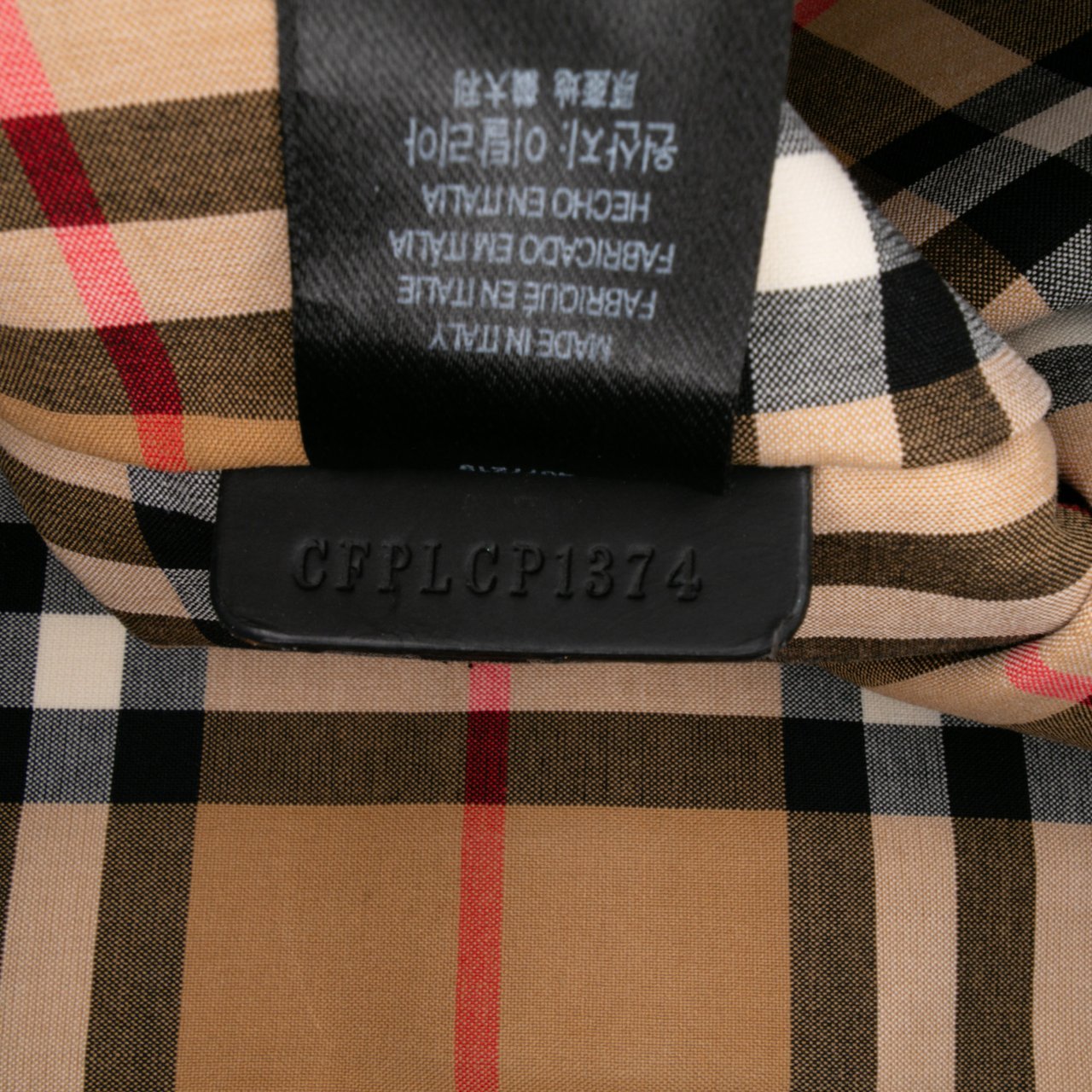Burberry House Check Coated Canvas Tote Bruin