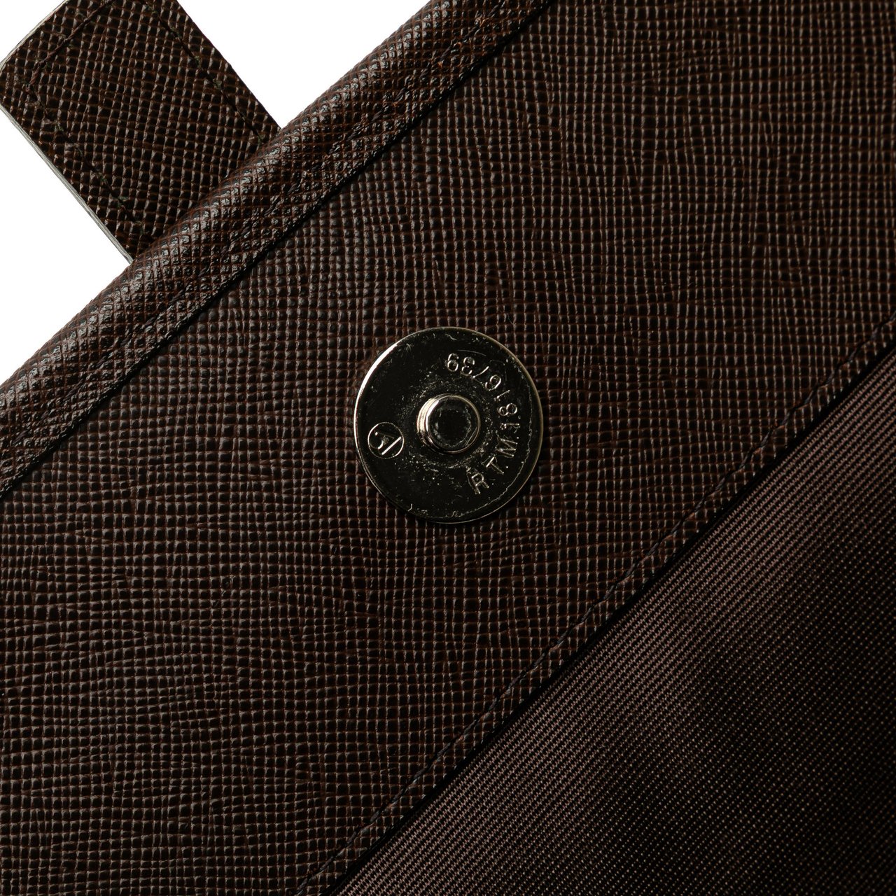 Burberry House Check Canvas Flap Shoulder Bag Bruin