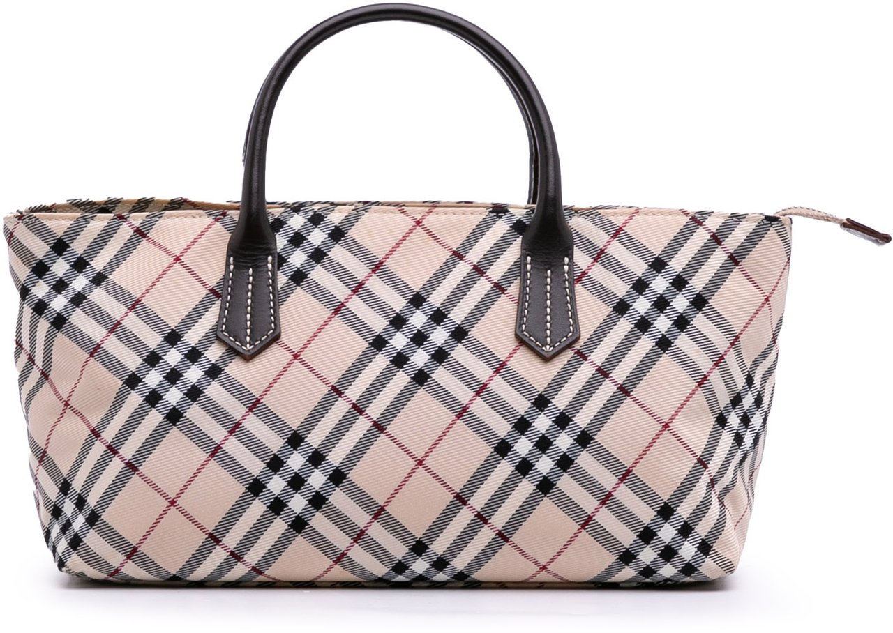 Burberry Nova Check Canvas Handbag Bruin