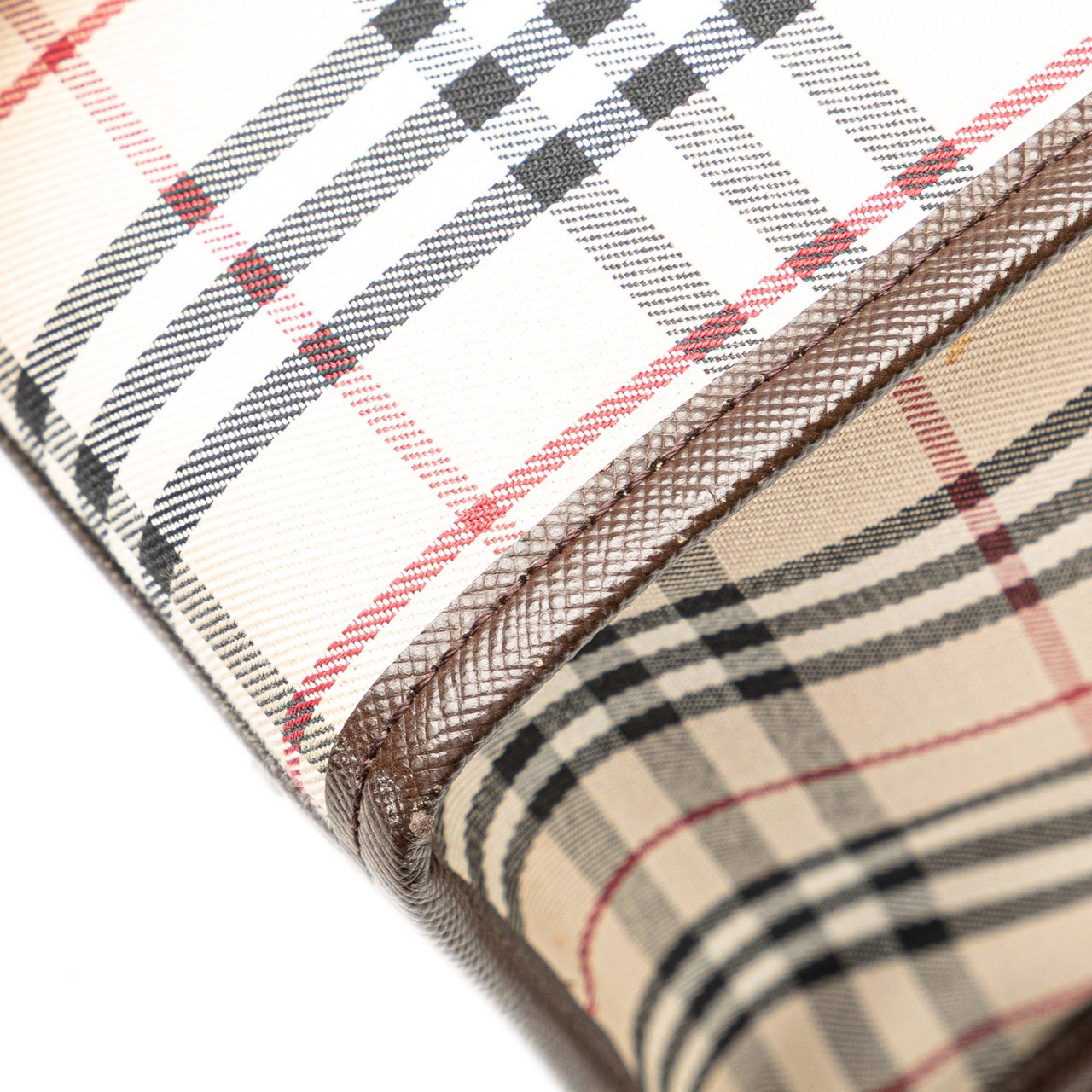 Burberry House Check Canvas Tote Bruin