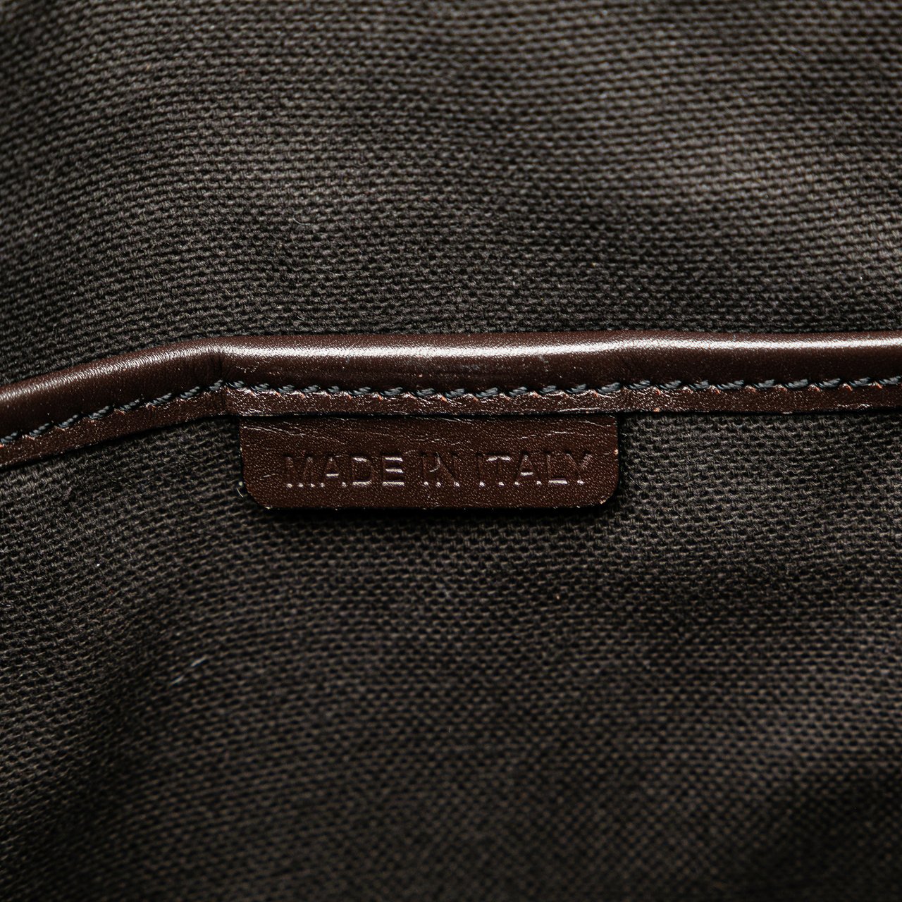 Burberry Haymarket Check Coated Canvas Tote Bruin