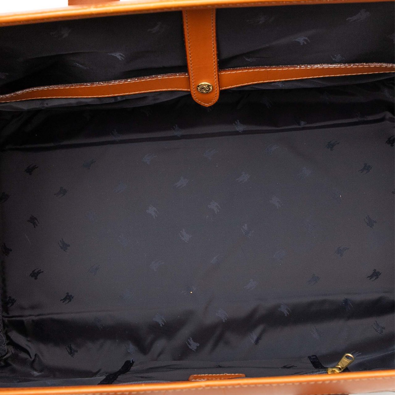 Burberry Haymarket Check Coated Canvas Travel Bag Blauw