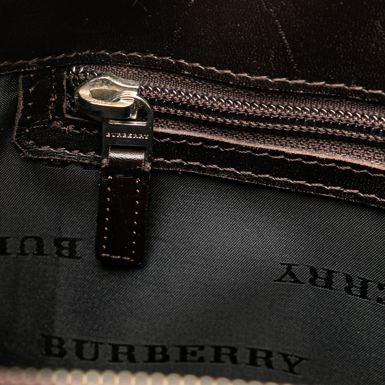 Burberry House Check Canvas Tote Bruin