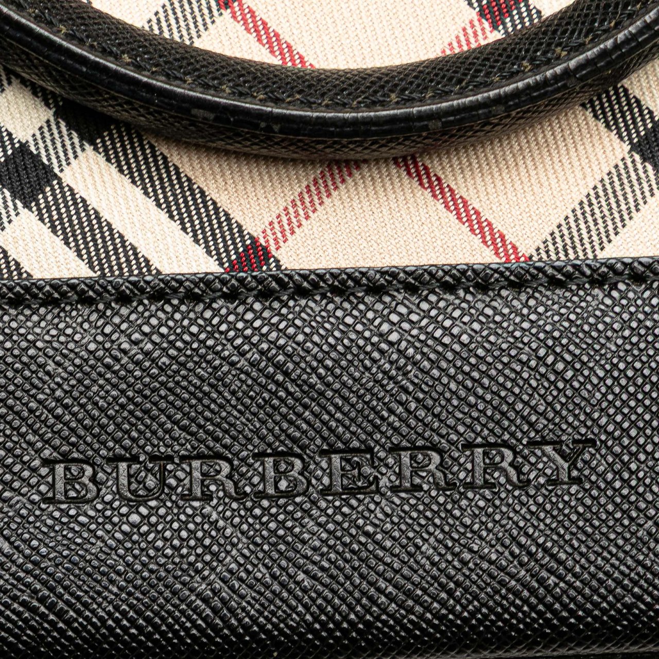 Burberry Nova Check Canvas Tote Bruin