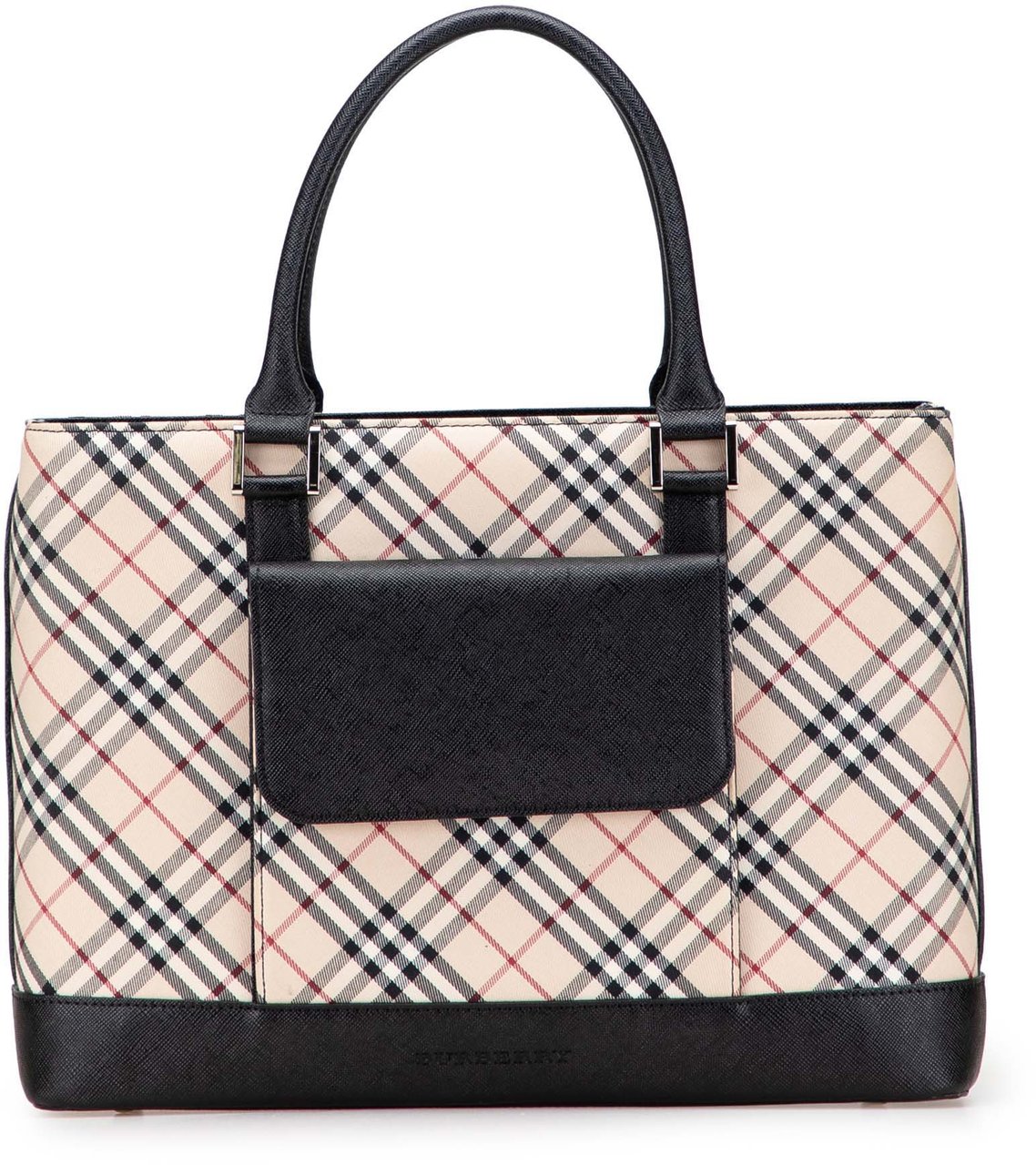 Burberry Nova Check Canvas Tote Bruin