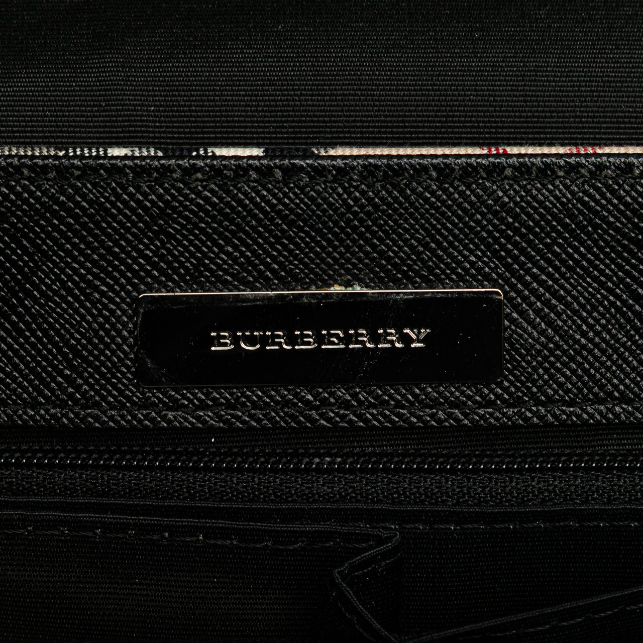 Burberry Nova Check Canvas Crossbody Bruin