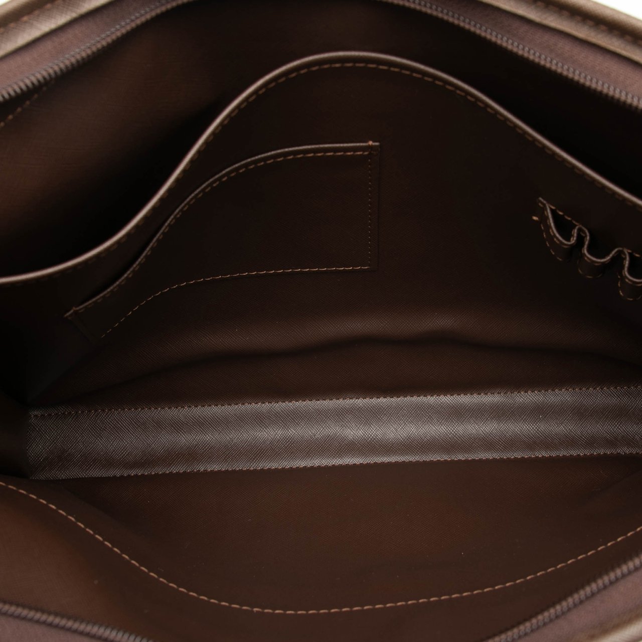 Burberry Vintage Check Canvas Clutch Bruin