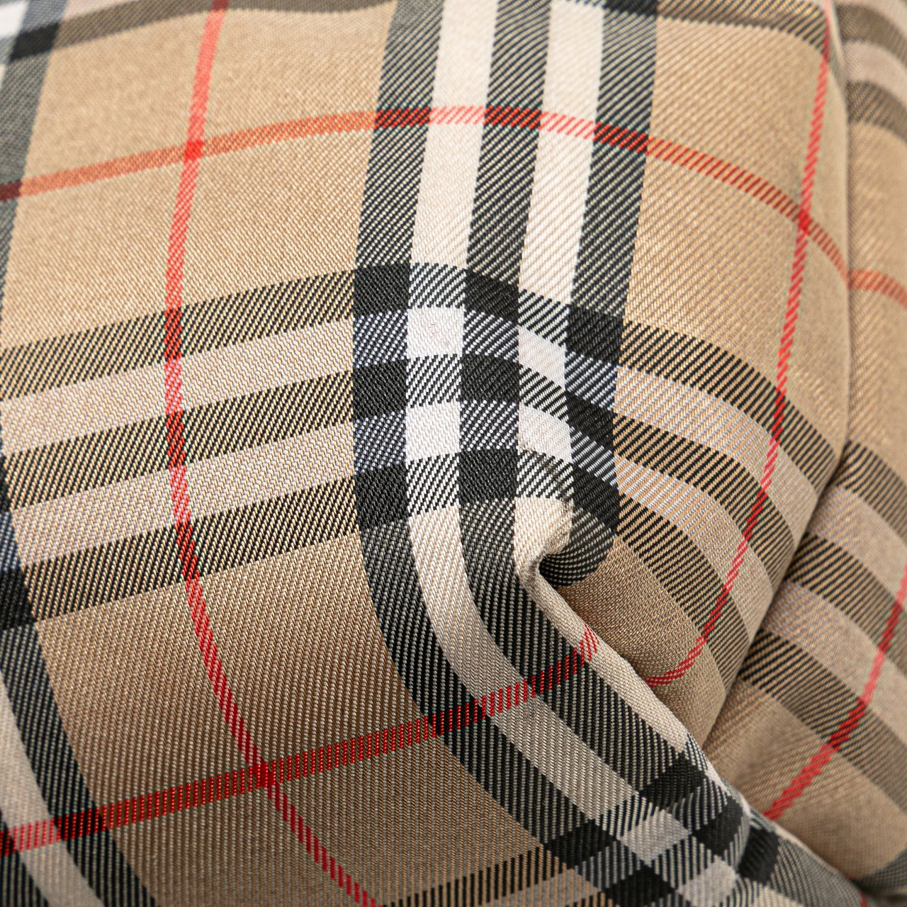 Burberry House Check Canvas Handbag Bruin