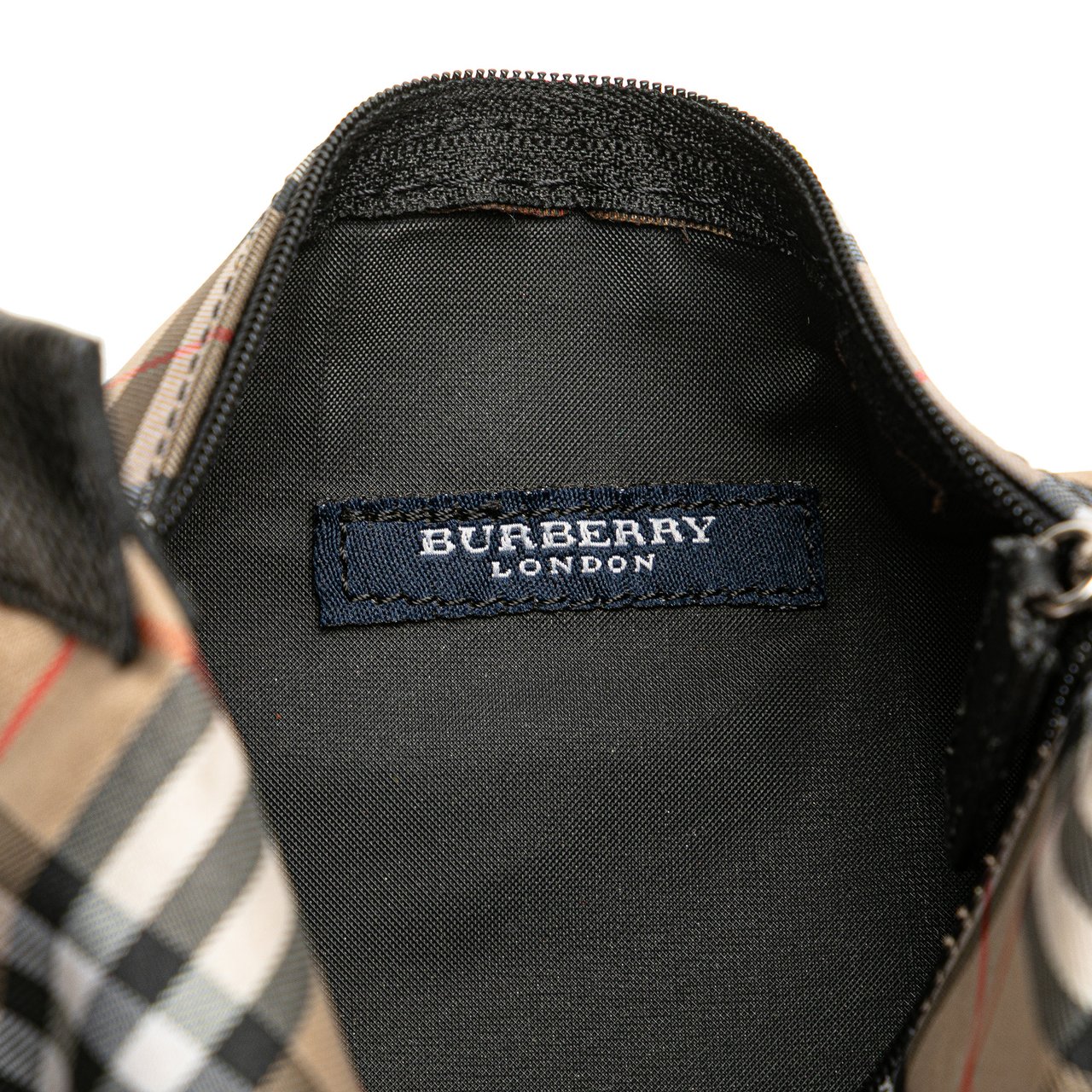 Burberry House Check Canvas Handbag Bruin