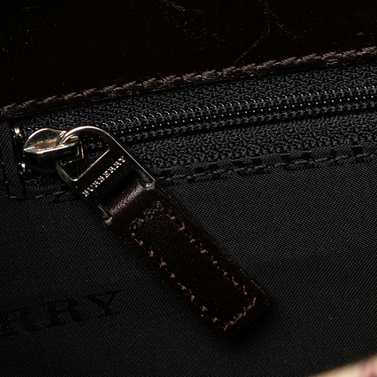 Burberry House Check Canvas Flap Crossbody Bruin