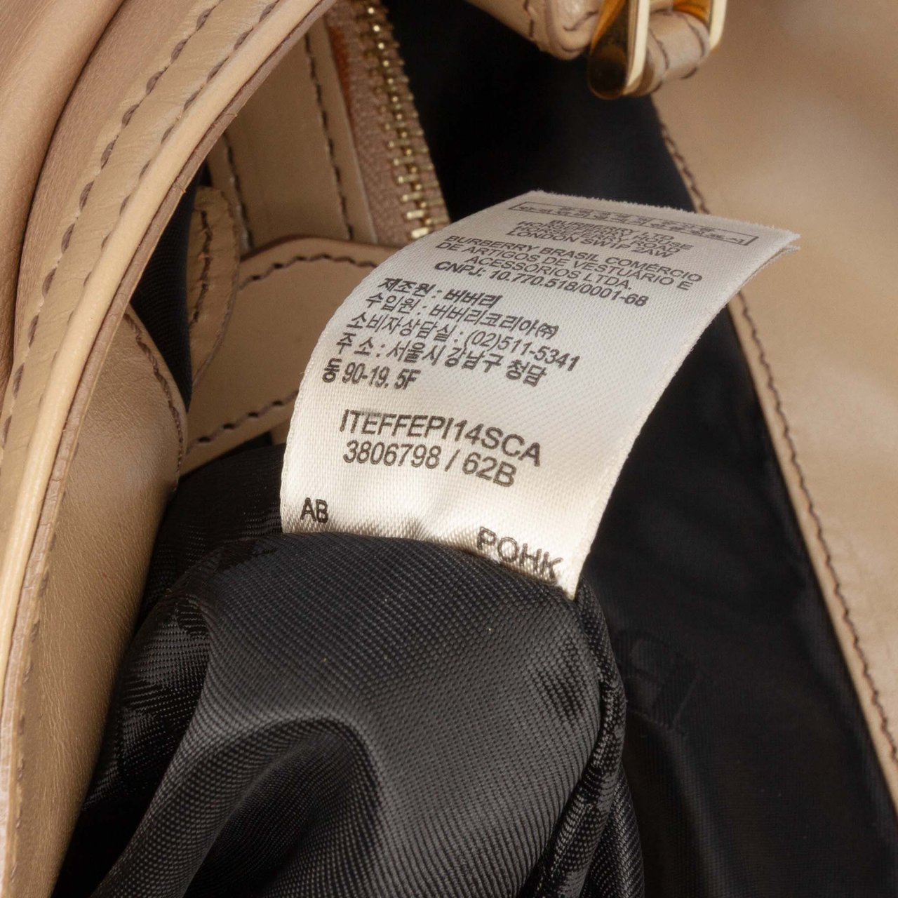 Burberry Leather Gosford Bridle Satchel Bruin