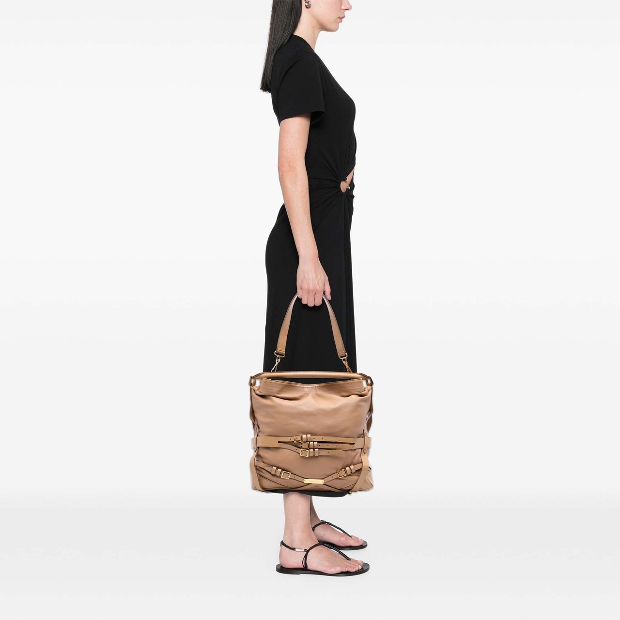 Burberry Leather Gosford Bridle Satchel Bruin