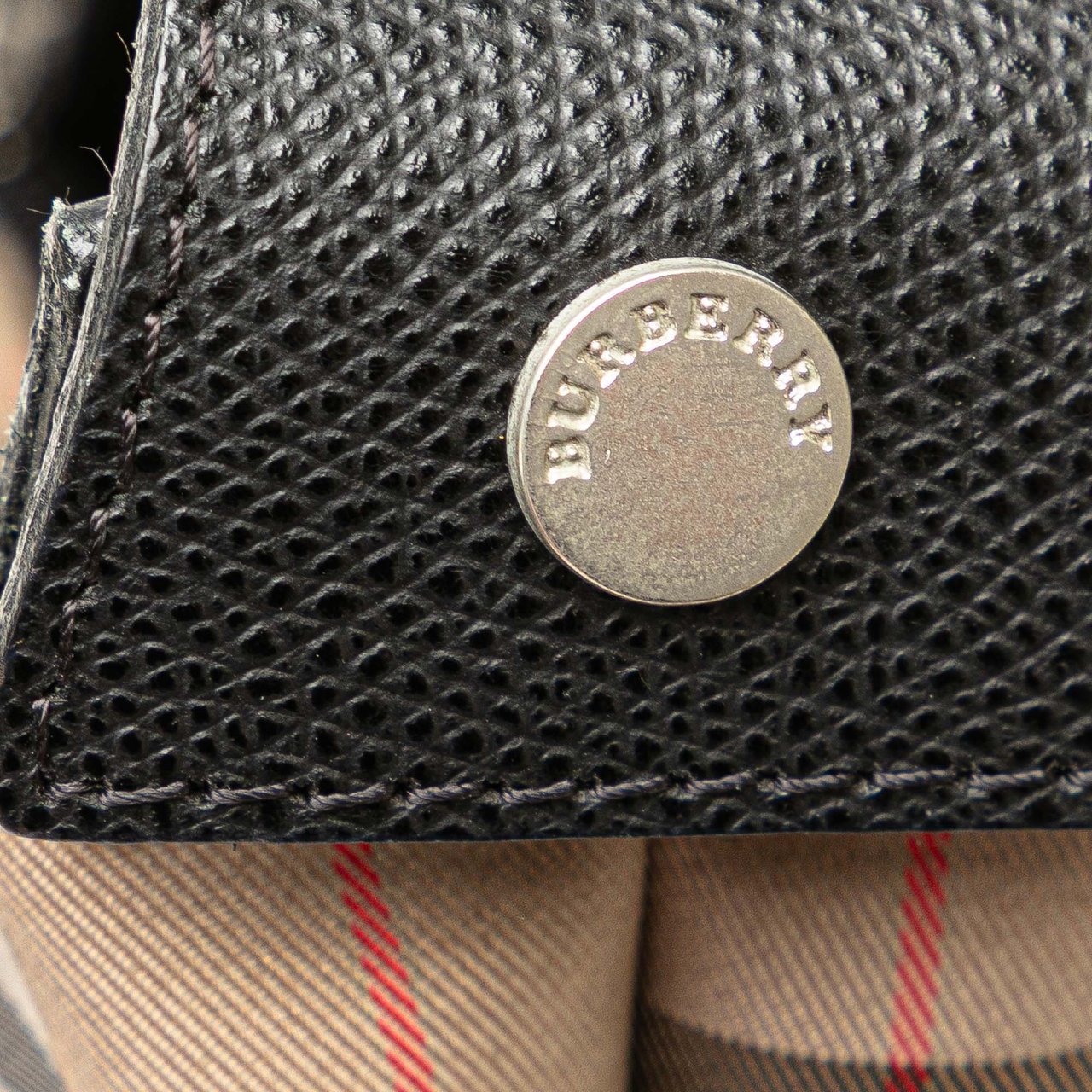 Burberry House Check Canvas Handbag Bruin