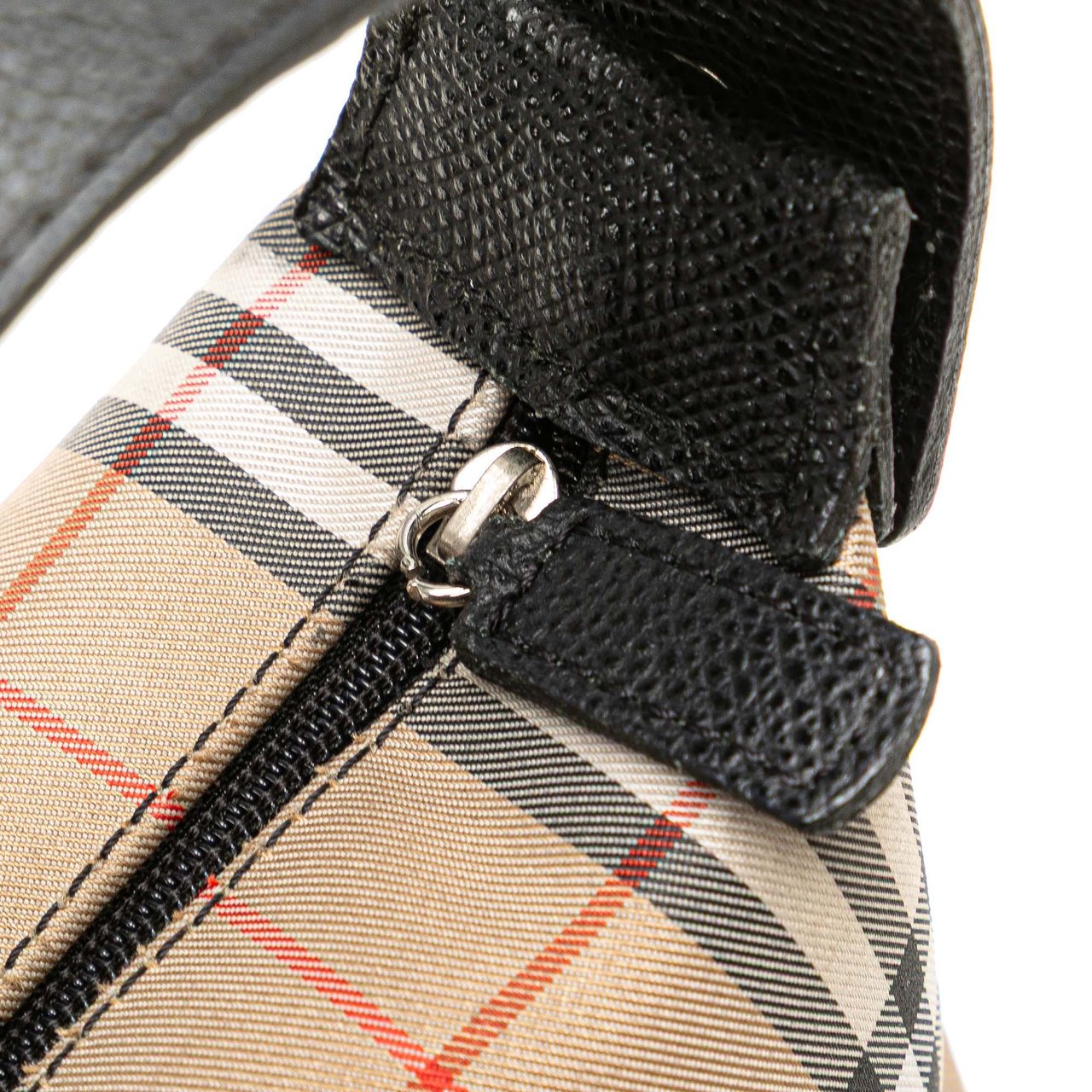 Burberry House Check Canvas Handbag Bruin