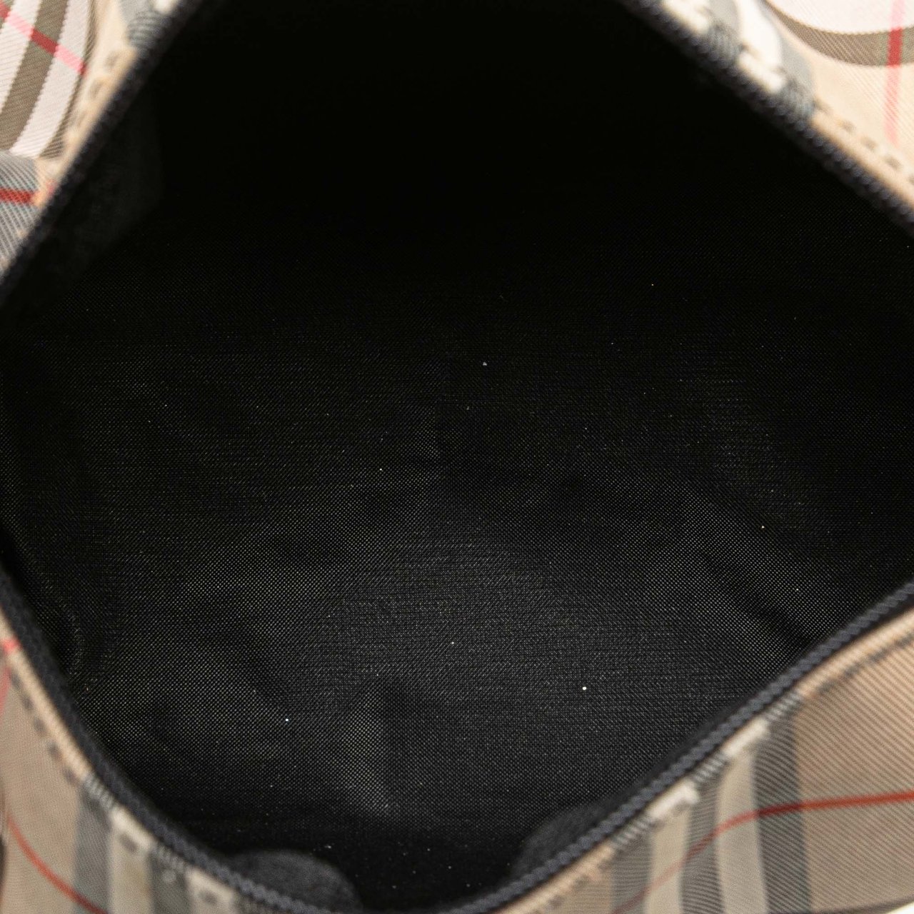 Burberry House Check Canvas Handbag Bruin