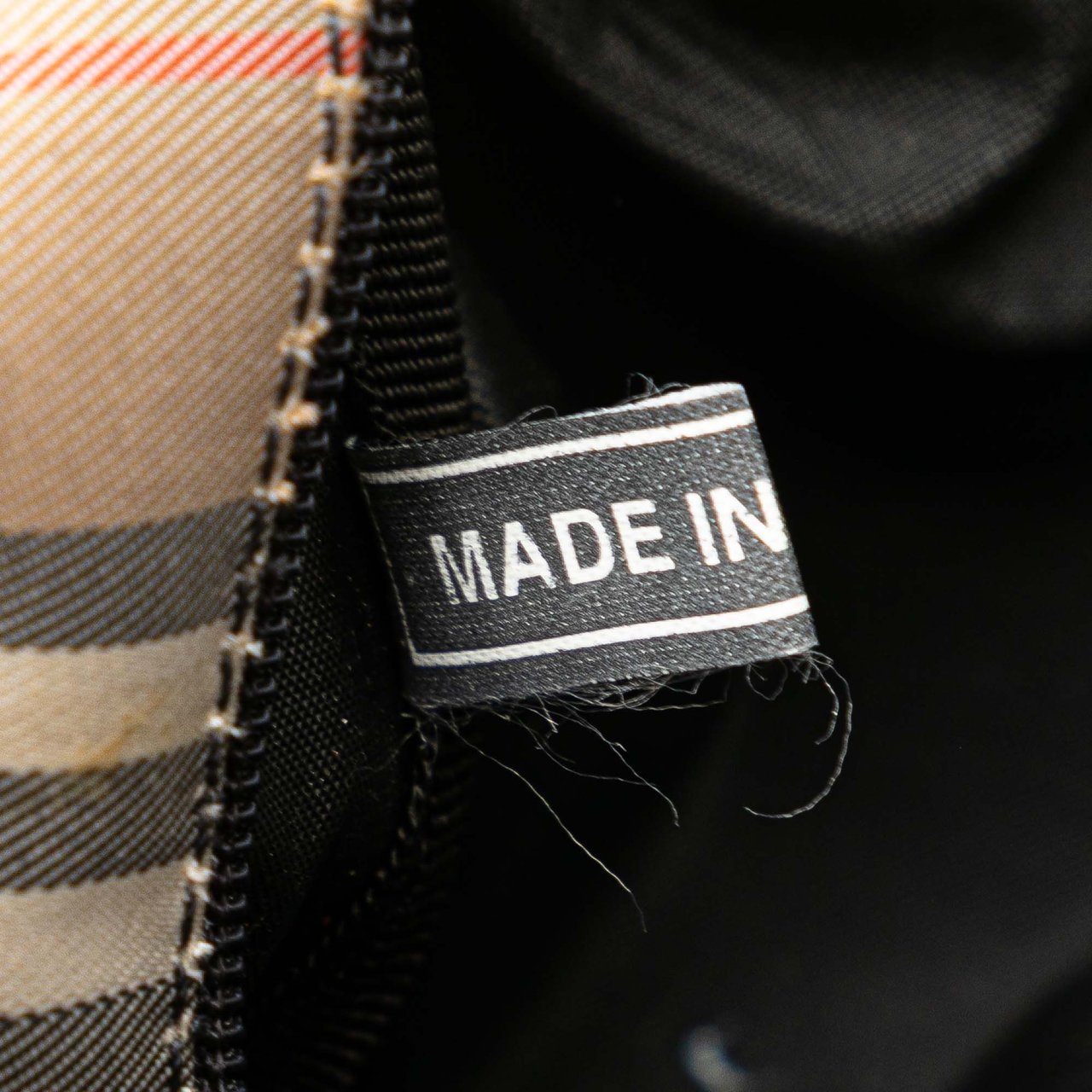 Burberry House Check Canvas Handbag Bruin