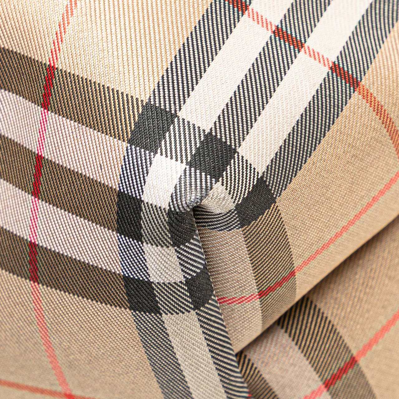 Burberry House Check Canvas Handbag Bruin