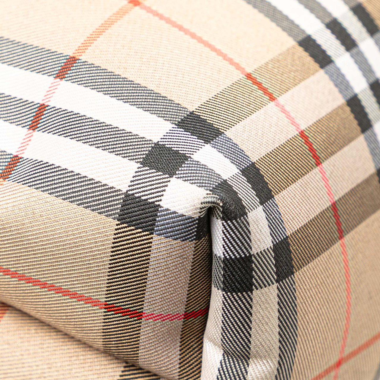 Burberry House Check Canvas Handbag Bruin