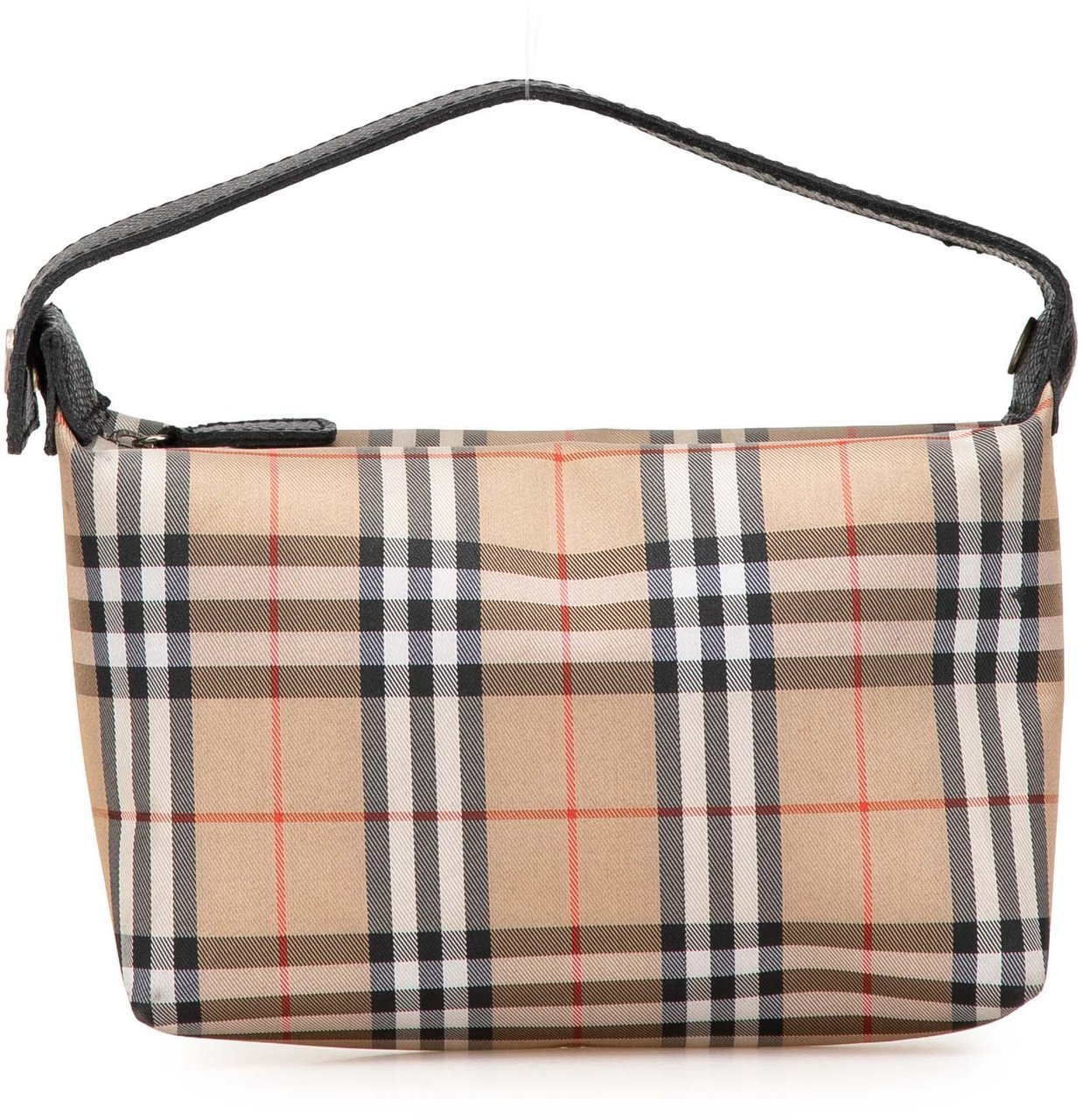 Burberry House Check Canvas Handbag Bruin