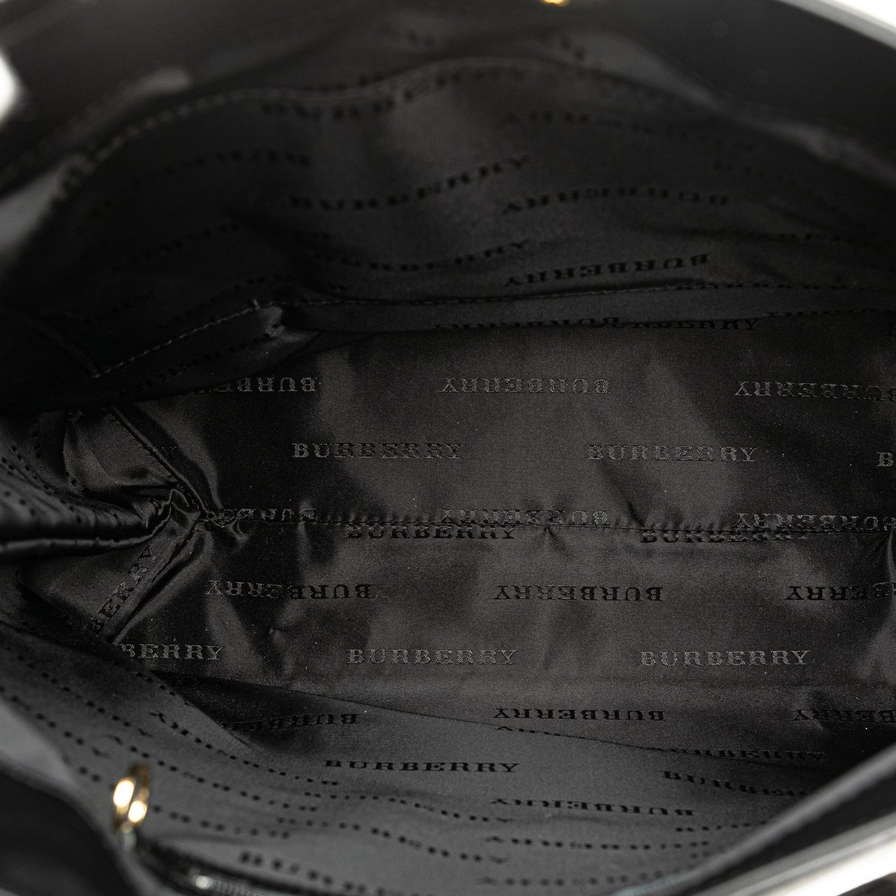 Burberry Plaid Tweed Tote Bruin
