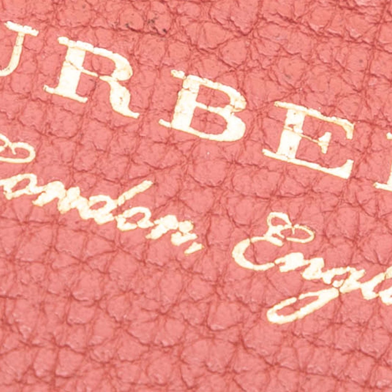 Burberry Small Grainy Calfskin and House Check Banner Satchel Roze