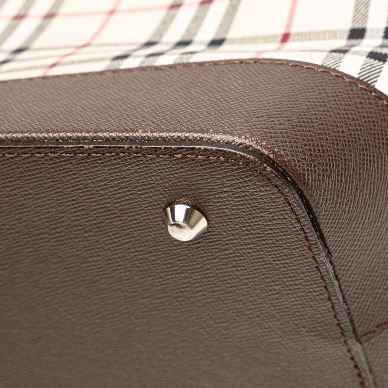 Burberry House Check Canvas Tote Bruin