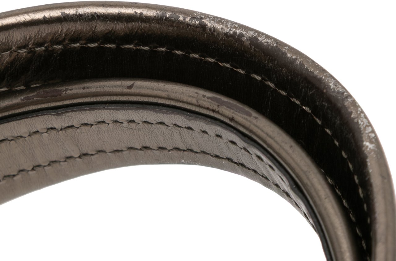 Burberry Supernova Check Canvas and Metallic Calfskin Brooke Warrior Tote Bruin