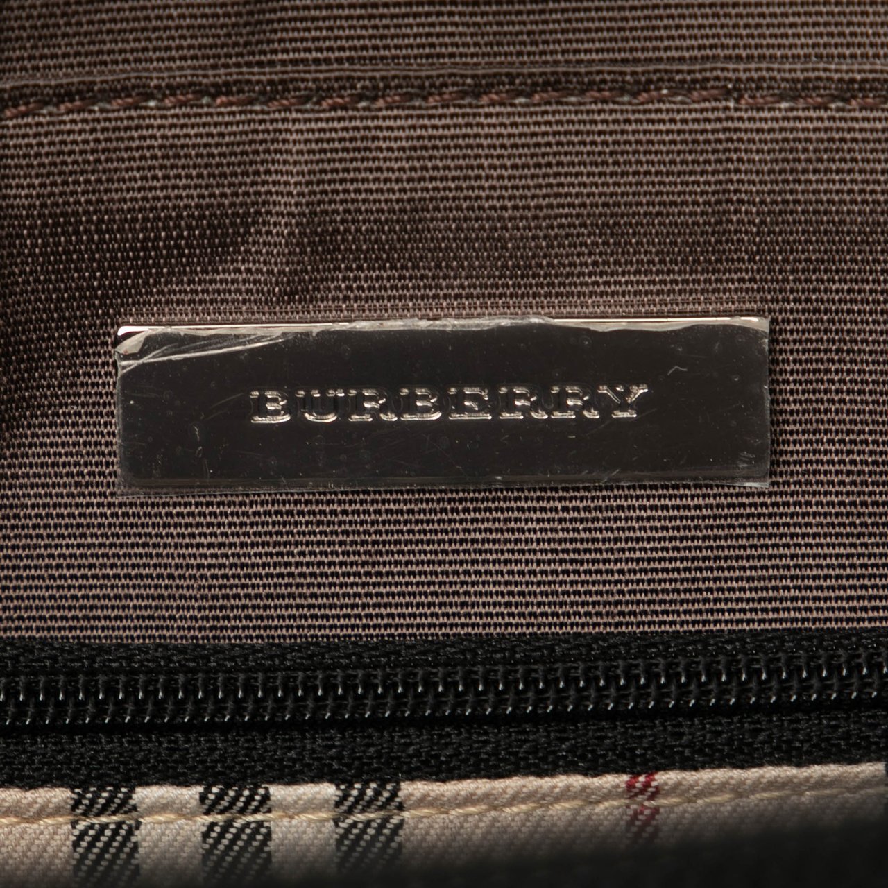 Burberry Leather Tote Zwart
