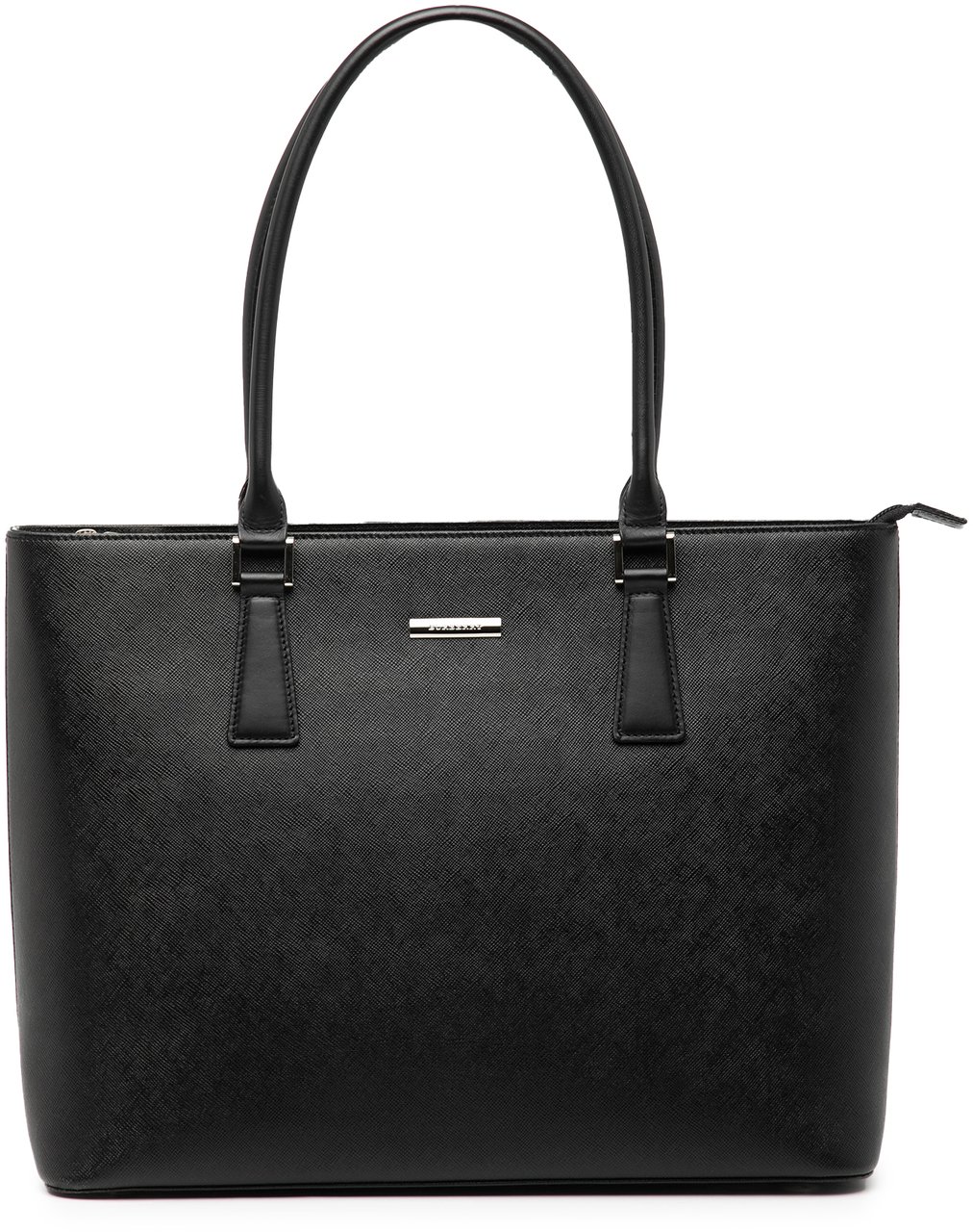 Burberry Leather Tote Zwart