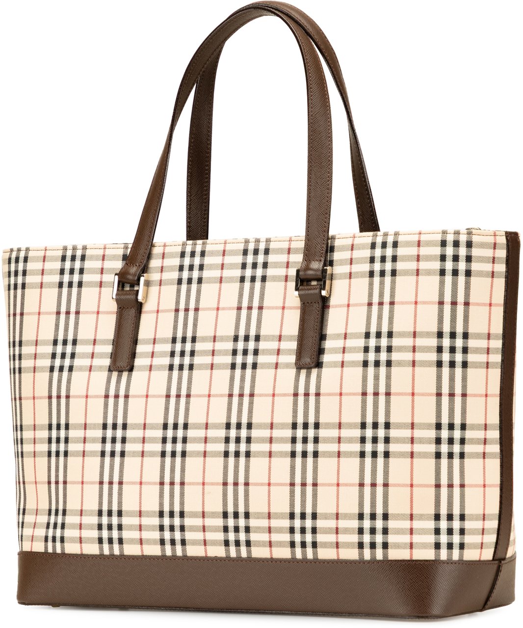 Burberry House Check Canvas Tote Bruin
