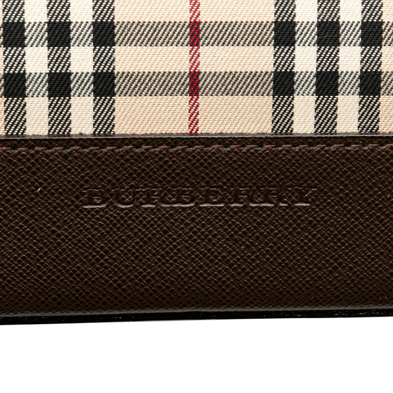 Burberry House Check Canvas Tote Bruin