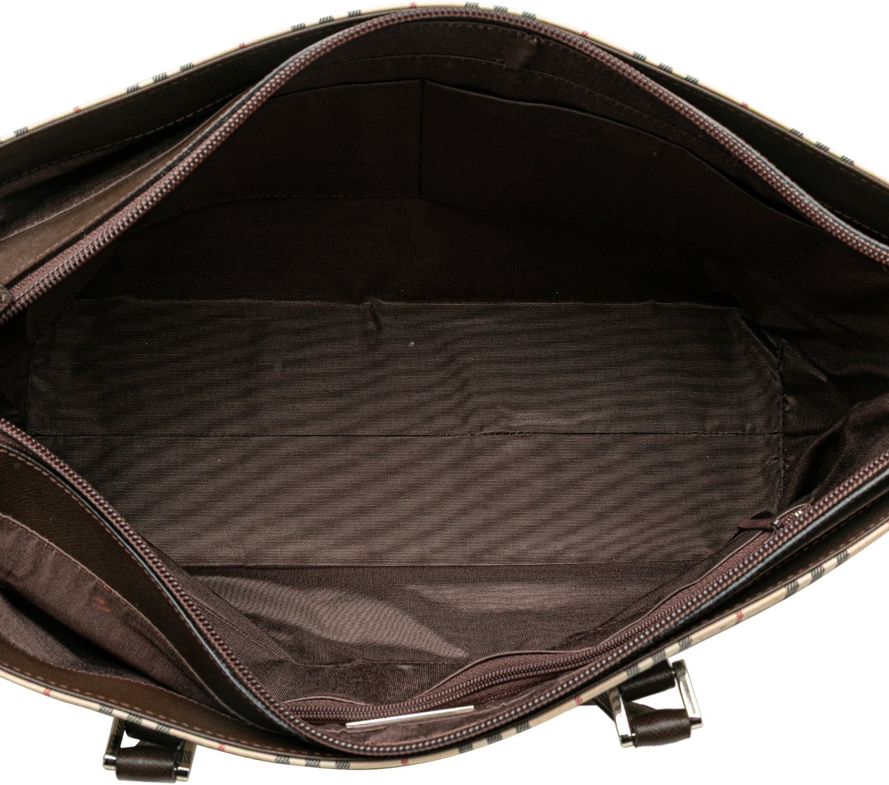 Burberry House Check Canvas Tote Bruin