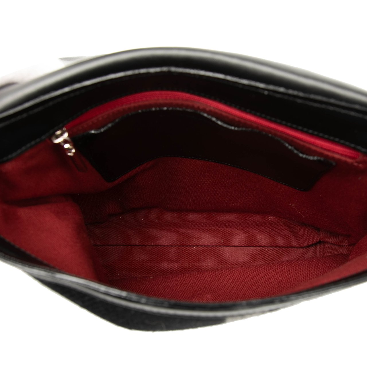 Burberry Mega Check Wool Shoulder Bag Zwart