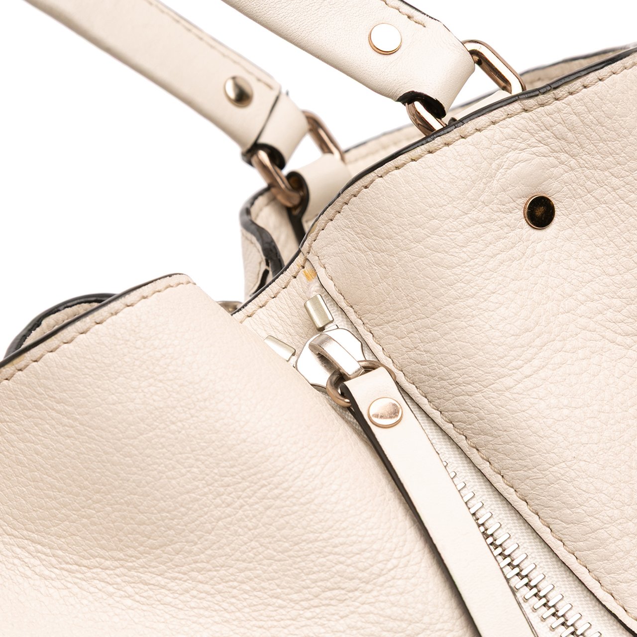 Burberry Medium Leather and House Check Canvas Maidstone Satchel Bruin