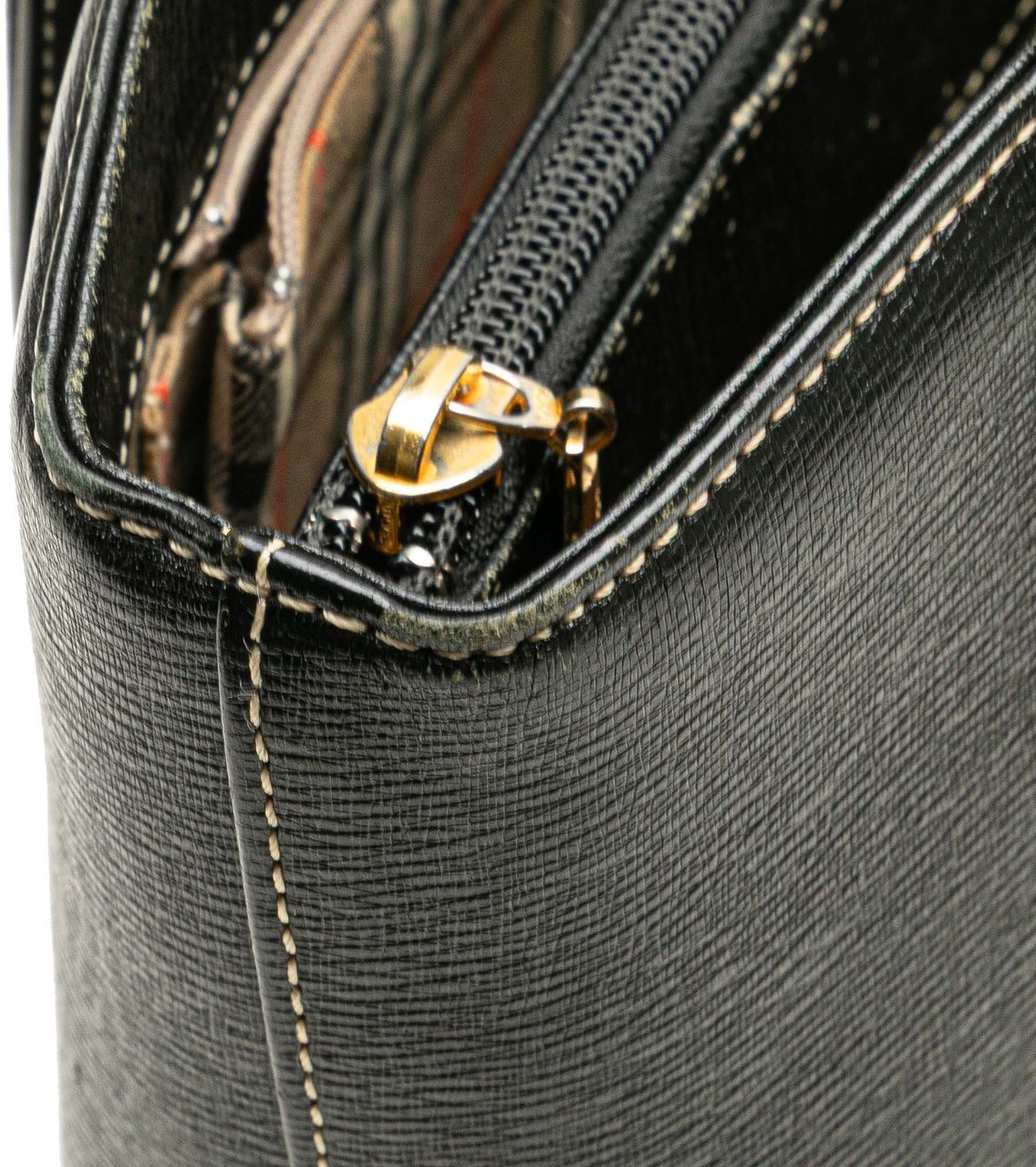 Burberry Leather Tote Zwart