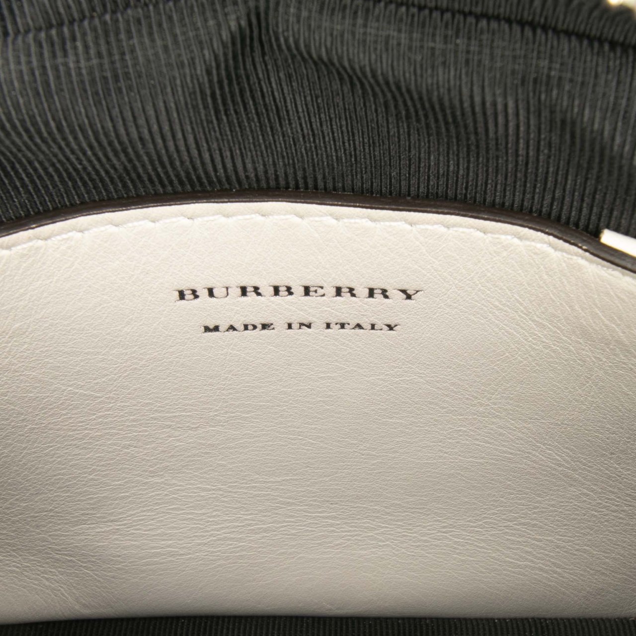 Burberry Haymarket Check Canvas 1983 Link Crossbody Bruin