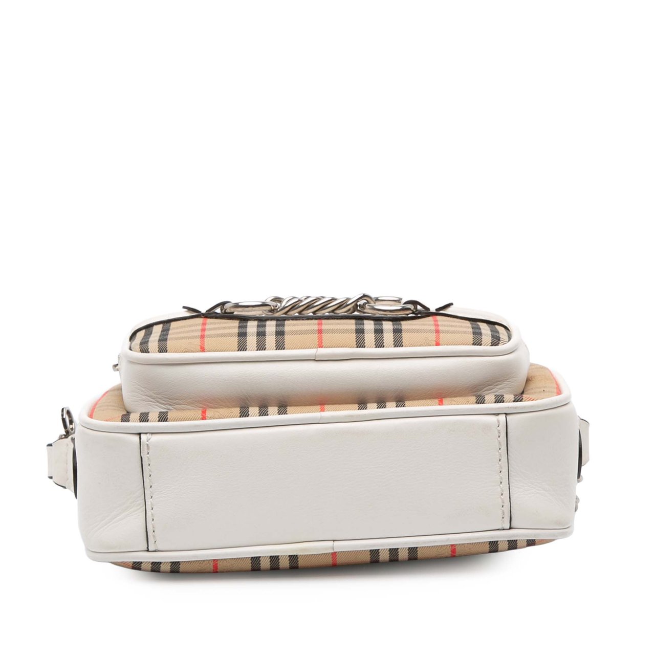 Burberry Haymarket Check Canvas 1983 Link Crossbody Bruin